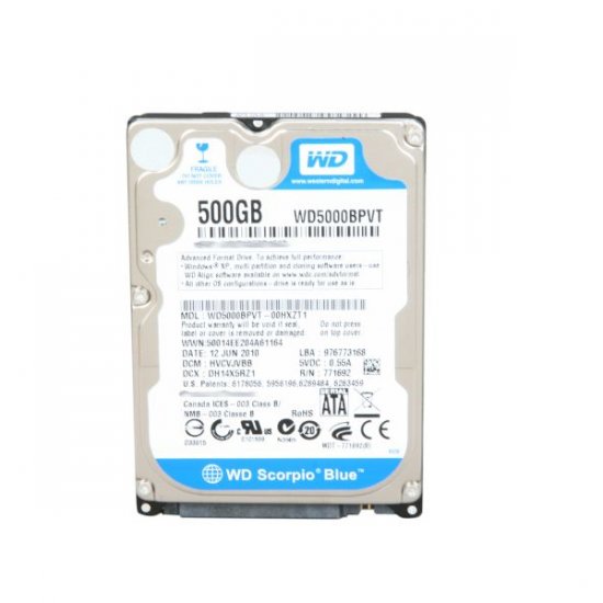 HDD 500GB WD Scorpio Blue 2.5